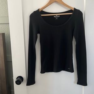 Black Hollister long sleeve shirt size S